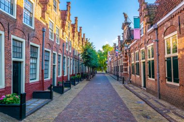 Haarlem, Hollanda, 8 Ağustos 2018: Frank Hals müzesinin görünümü 