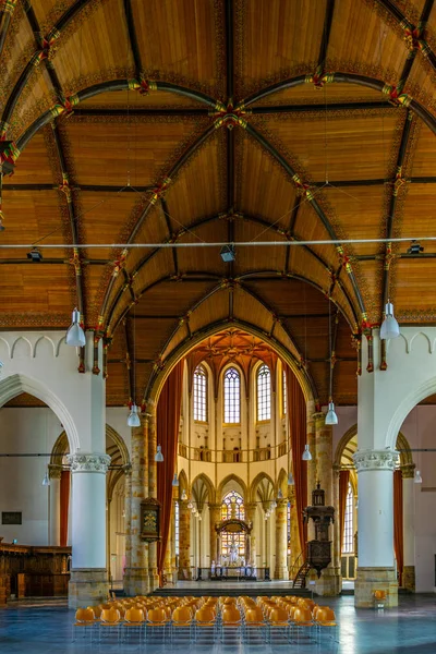 Haag, Nederländerna, 7 augusti, 2018: inre av Saint Jacob — Stockfoto