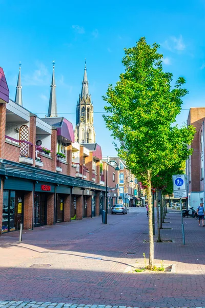 ENTREGA, PAÍSES BAIXOS, AGOSTO 7, 2018: Igreja Nieuwe Kerk em Delft — Fotografia de Stock