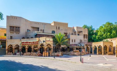 Nizwa, Umman, 31 Ekim 2016: Nizwa, Umman'da souq görünümü.