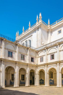 Lizbon, Portekiz, 3 Eylül 2016: sao vicente de kilisesinin avlusu, Portekiz.
