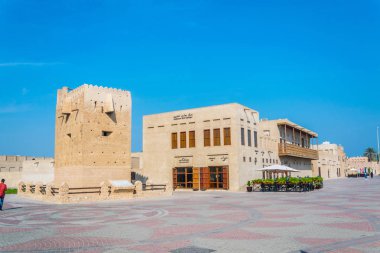 Dubai, Bae, 25 Ekim 2016: Dubai miras köyünün görünümü, Bae