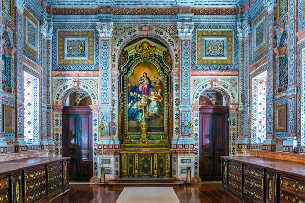 LISBON, PORTUGAL, SEPTEMBER 3, 2016: Interior of the church of sao vicente de fora, Portugal. — Stock Photo, Image