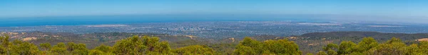 Letecký Pohled Adelaide Mount Lofty Australi — Stock fotografie