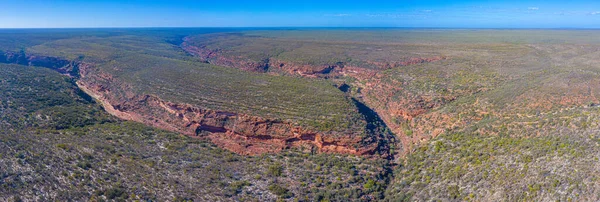 Ohyb Národním Parku Kalbarri Austali — Stock fotografie