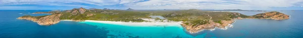 Flygfoto Över Hellfire Bay Nära Esperance Ses Molnig Dag Australi — Stockfoto