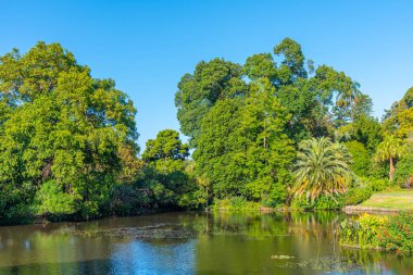 Melbourne, Avustralya 'daki yapay Kraliyet Botanik Bahçesi