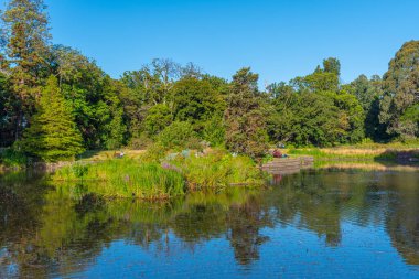 Melbourne, Avustralya 'daki yapay Kraliyet Botanik Bahçesi