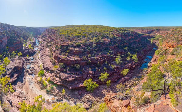 Ohyb Národním Parku Kalbarri Austali — Stock fotografie