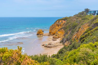 Avustralya 'daki kartal kaya deniz tapınağının doğal manzarası.