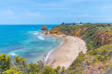 Avustralya 'daki kartal kaya deniz tapınağının doğal manzarası.