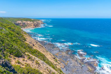 Avustralya kıyı şeridi Cape Otway deniz fenerinden izleniyor