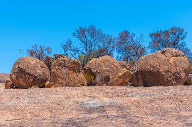 Avustralya 'daki Dalga kaya yaban hayatı parkının manzarası
