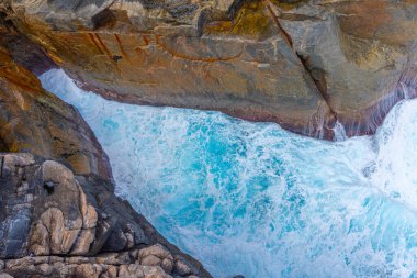 Avustralya 'daki Torndirrup Ulusal Parkı' ndaki Gap.