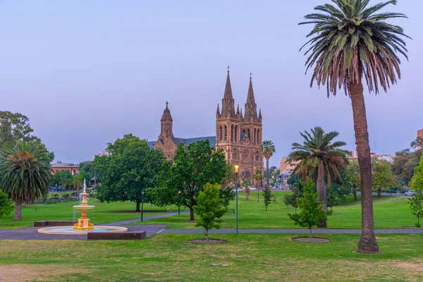 Вид Собор Святого Петра Аделаиде Австралия — стоковое фото