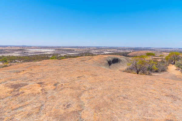 Paisagem Parque Vida Selvagem Wave Rock Austrália — Fotografia de Stock