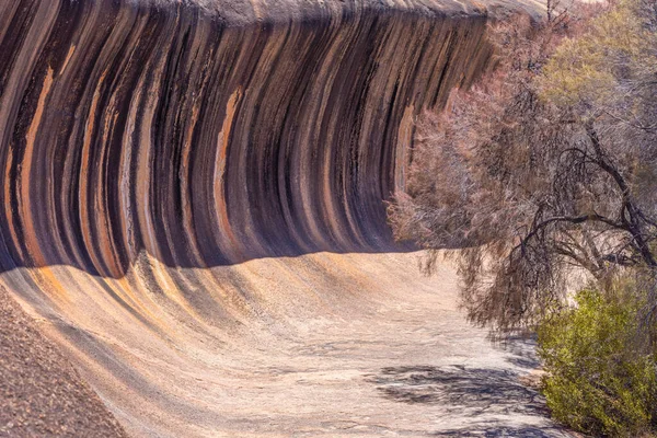 Wave Rock Perto Hyden Austrália — Fotografia de Stock