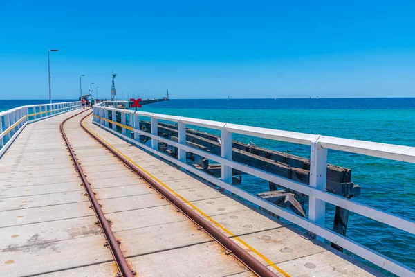 Dia Verão Cais Busselton Austrália — Fotografia de Stock