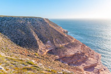 Avustralya 'daki Kalbarri Ulusal Parkı' nda uçurum