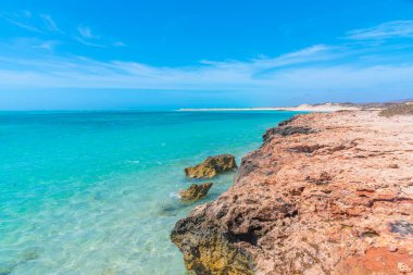 Avustralya 'daki Cape Range Ulusal Parkı' ndaki sahil