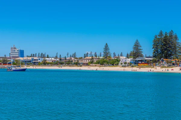 Krajobraz Miejski Plażą Geraldton Australia — Zdjęcie stockowe