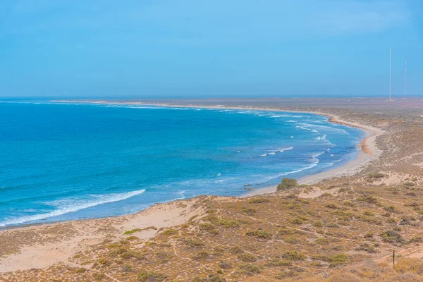 Vista Aérea Playa Las Dunas Cerca Exmouth Australia — Foto de Stock