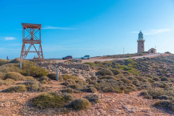 Latarnia Morska Vlaming Head Niedaleko Exmouth Australia — Zdjęcie stockowe