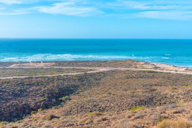 Avustralya 'daki Cape Range Ulusal Parkı' ndaki sahil