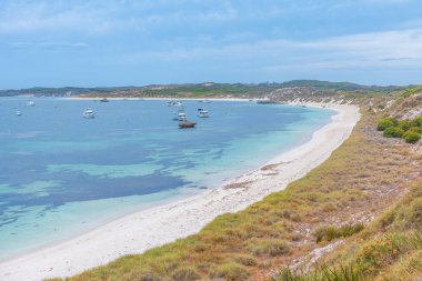 Avustralya 'daki Rottnest Adası' nda Rocky Körfezi.