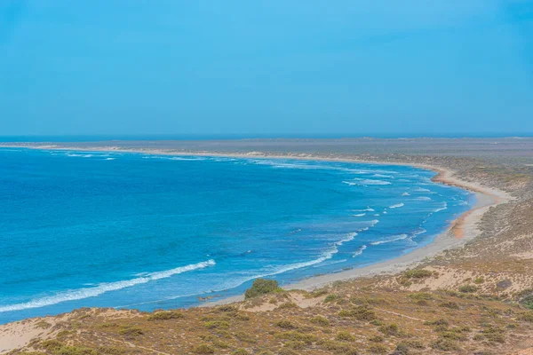 Luchtfoto Van Duinen Strand Buurt Van Exmouth Australië — Stockfoto