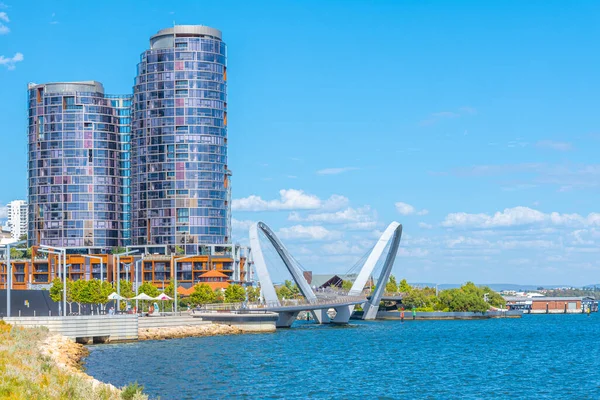 Elizabeth Quay Bridge Perth Australia —  Fotos de Stock