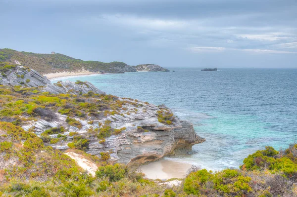 Затока Порпойс Острові Ротнест Австралія — стокове фото
