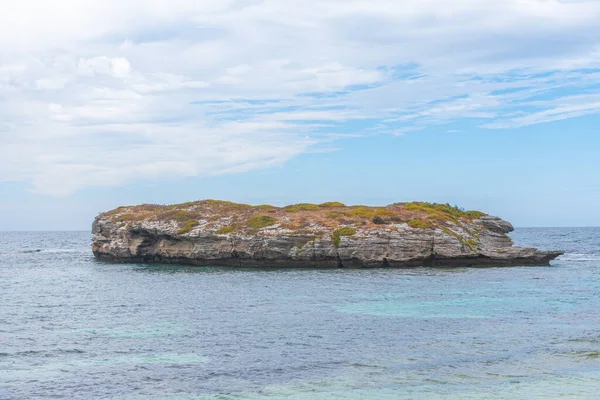 Grüne Insel Bei Rottnest Island Australien — Stockfoto