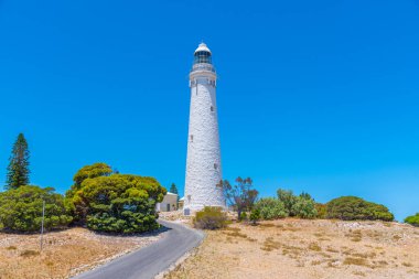 Avustralya 'nın Rottnest adasının merkezinde Wadjemup deniz feneri