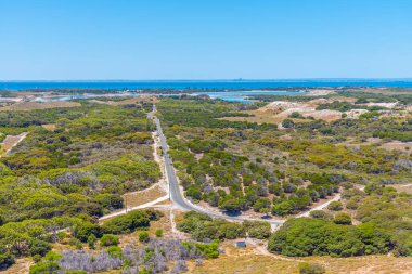Rottnest Adası, Avustralya 'nın göl ve kırsal manzarası