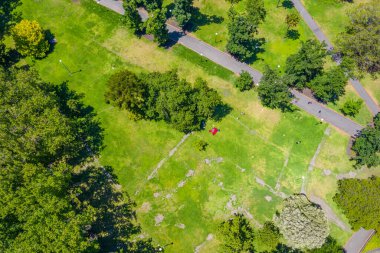 Melbourne, Avustralya 'daki Fitzroy bahçeleri