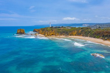 Avustralya 'daki kartal kaya deniz tapınağının doğal manzarası.