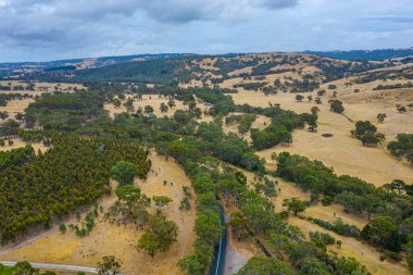 Avustralya 'daki Fleurieu yarımadasının manzarası