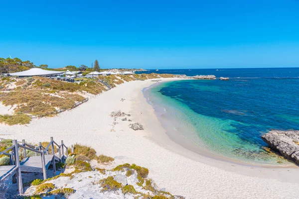 Spiaggia Pinky Sull Isola Rottnest Australia — Foto Stock