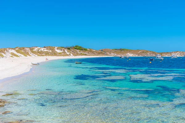 Felsige Bucht Auf Der Insel Rottnest Australien — Stockfoto