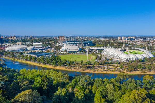 Повітряний Вид Спортивних Стадіонів Мельбурні Австралія — стокове фото