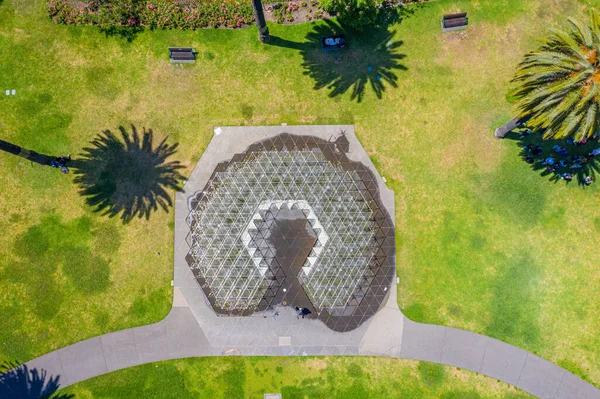 Fontaine Dans Les Jardins Parlement Melbourne Australie — Photo