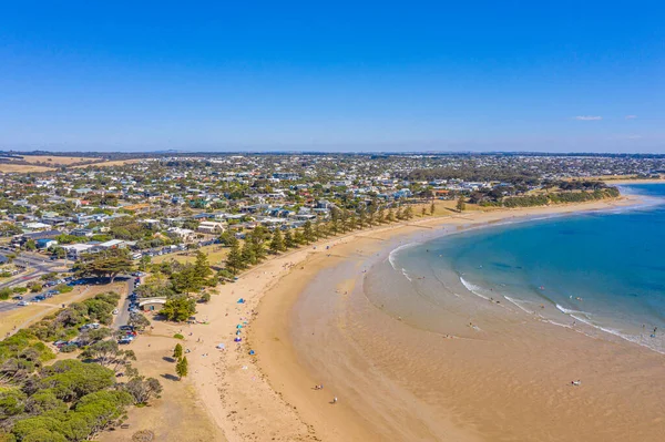 Veduta Una Spiaggia Torquay Australia — Foto Stock