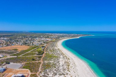 Avustralya 'daki Jurien Körfezi' nin havadan görüntüsü