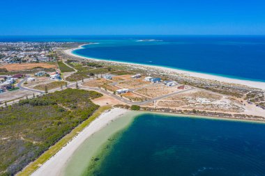 Avustralya 'daki Jurien Körfezi' nin havadan görüntüsü