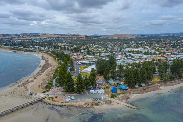 Avustralya Daki Victor Limanı Nın Hava Görüntüsü — Stok fotoğraf
