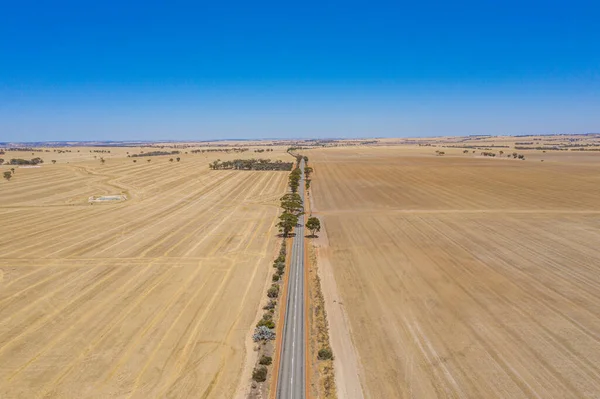 Väg Som Går Genom Inlandet Västra Australien — Stockfoto