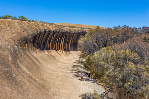 Wave rock near Hyden, Australia