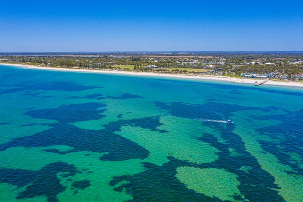 Widok Powietrza Plażę Busselton Australia — Zdjęcie stockowe