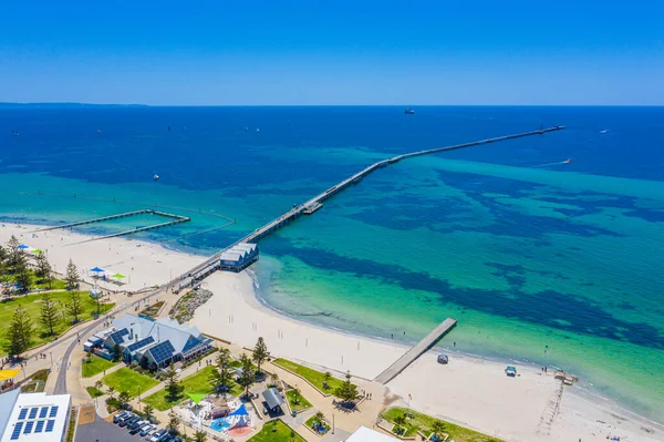 Avustralya Daki Busselton Iskelesinin Havadan Görünüşü — Stok fotoğraf